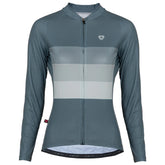 Jersey Ciclismo M/L Mujer GW Fade Gris
